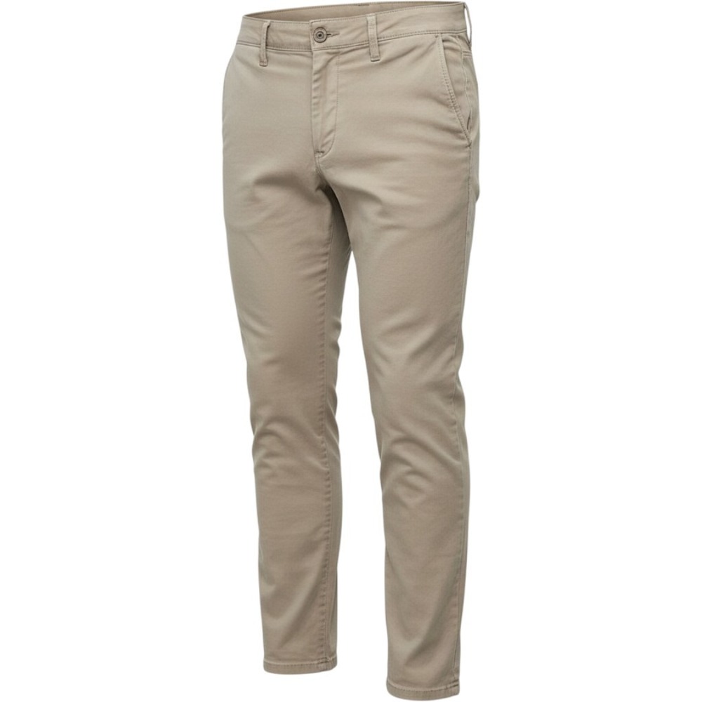 AG Adriano Goldschmied Theory Khaki Crop Straight Slim-Fit Chino Pants Size 24